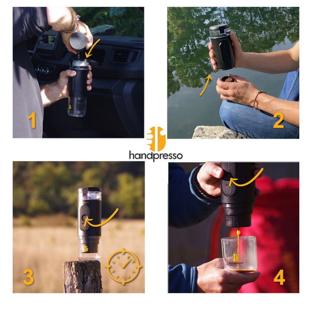 Handespresso Reisekaffemaschine E-Presso Set