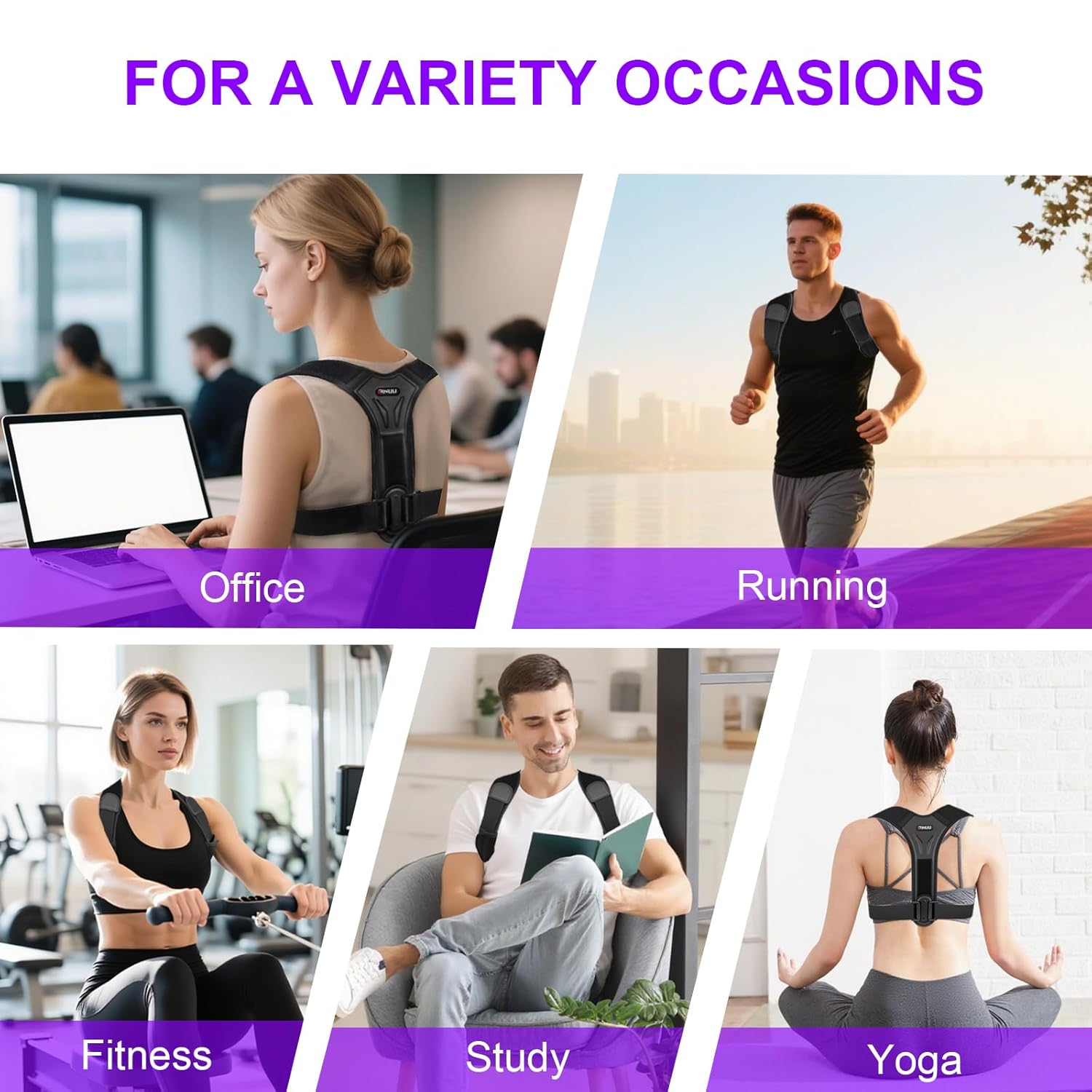 Komfortabler Rückenstützgurt