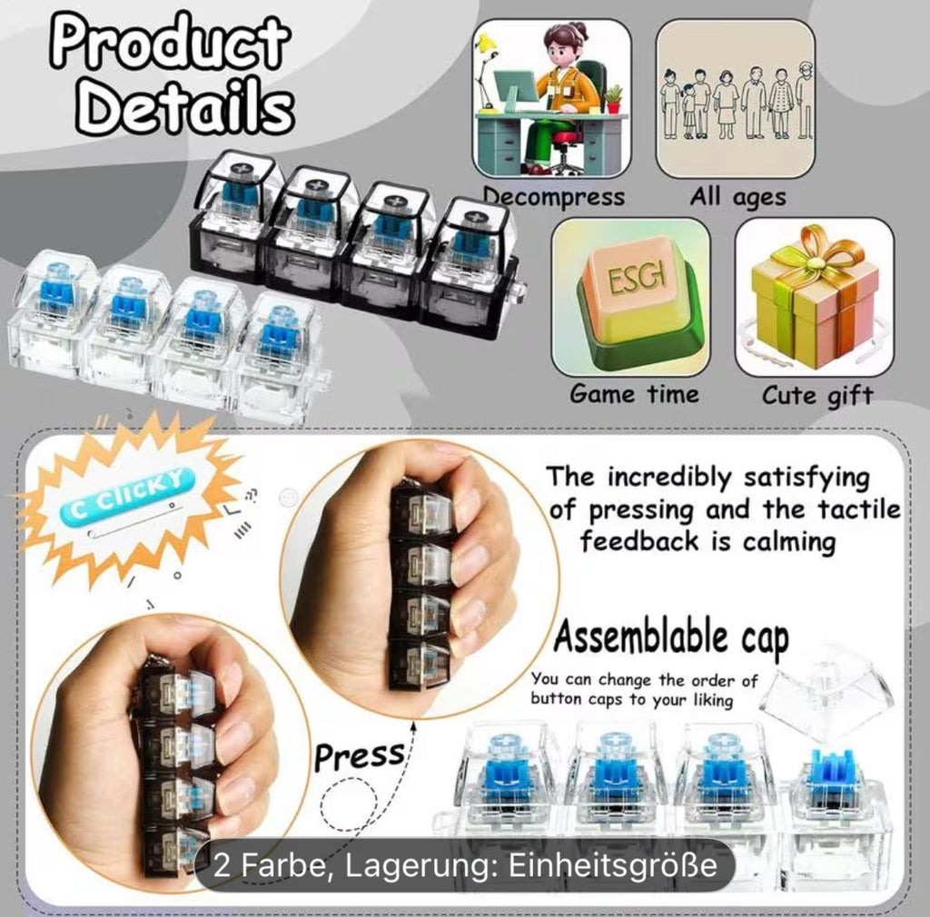 Fidget Schlüsselanhänger